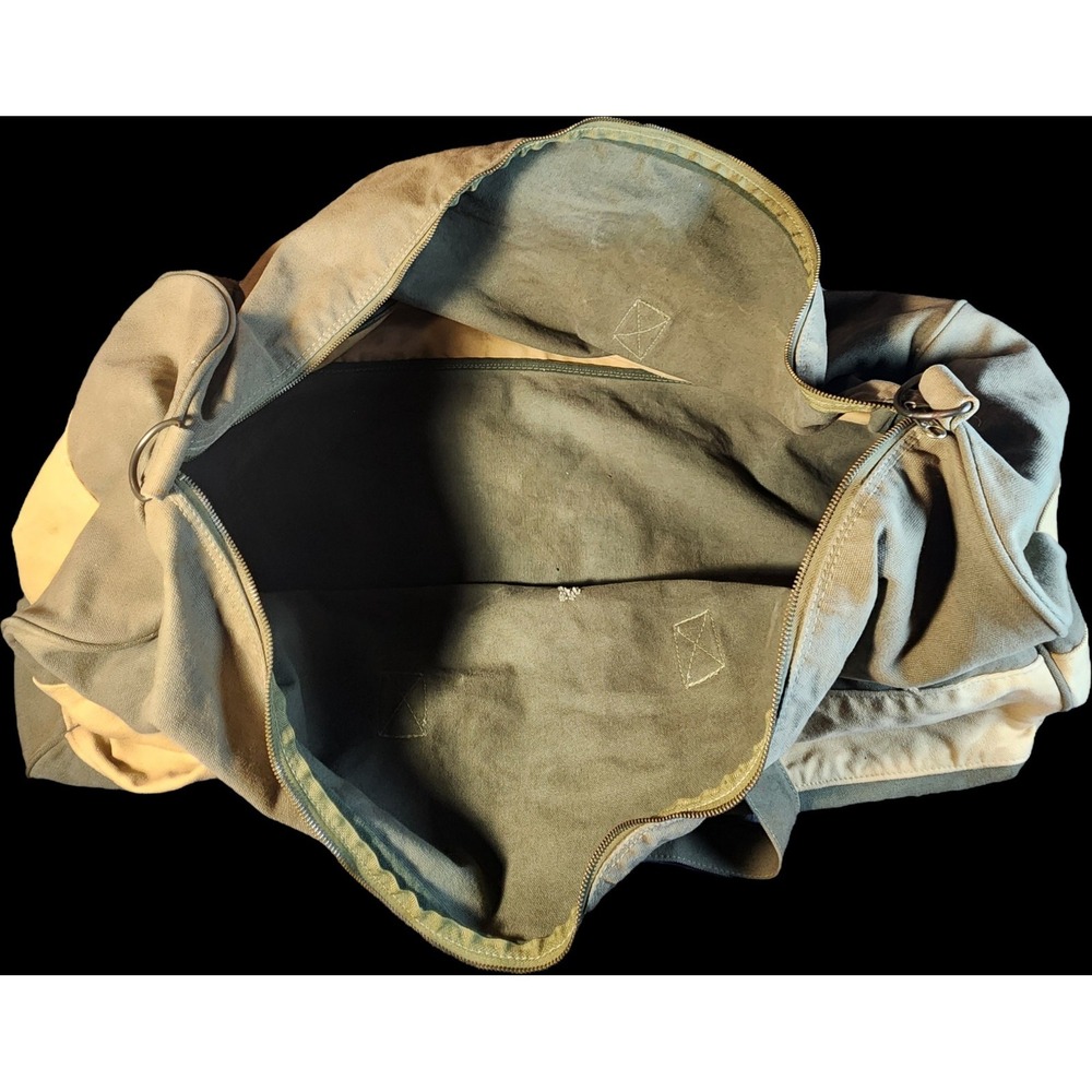 Banana Republic Safari‎ Travel Clothing Company Duffle Bag Green  Polar Vintage - Picture 6 of 9